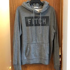 Gray Abercrombie and Fitch hoodie